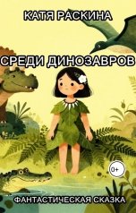 обложка книги Катя Раскина "Среди динозавров"