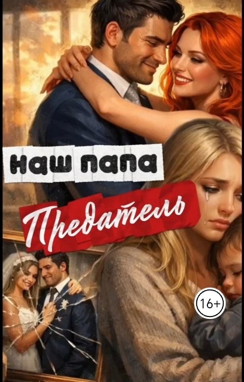 Обложка книги Оля Перчик Наш папа-предадель!