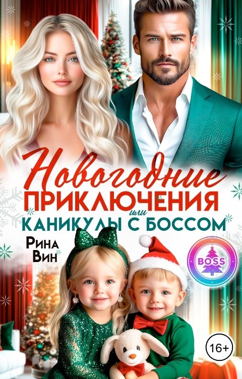 Обложка книги Рина Вин Новогодние приключения или каникулы с боссом