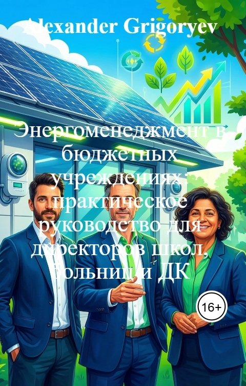 Обложка книги Alexander Grigoryev Энергоменеджмент в бюджетных учреждениях: практическое руководство для директоров школ, больниц и ДК