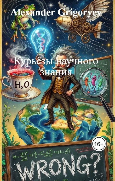 Обложка книги Alexander Grigoryev Курьёзы научного знания