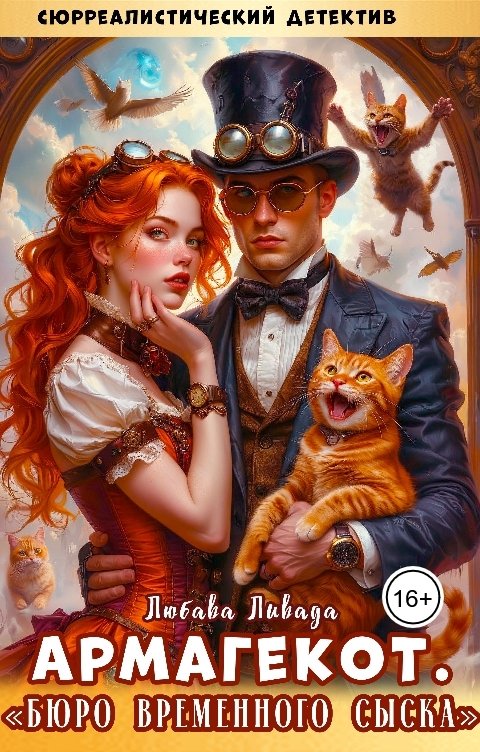 Обложка книги Любава Ливада АрмагеКот. Бюро временного сыска