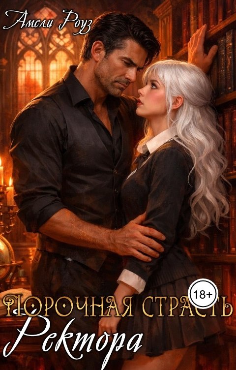 Обложка книги Амели Роуз Порочная страсть Ректора