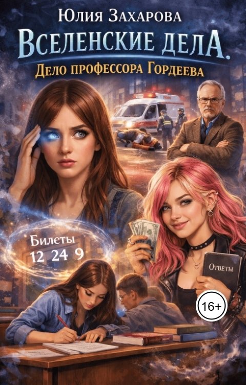 Обложка книги Юлия Захарова Вселенские дела. Дело профессора Гордеева