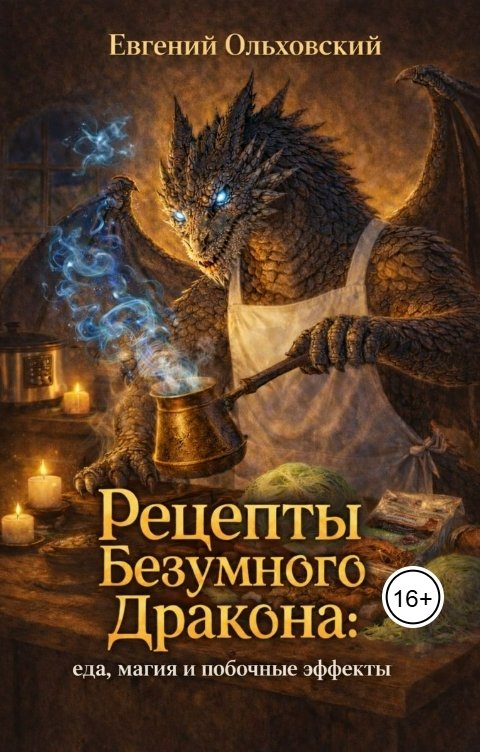 Обложка книги Евгений Ольховский Рецепты Безумного Дракона: еда, магия и побочные эффекты