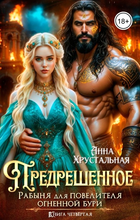 Обложка книги Анна Хрустальная Рабыня для Повелителя огненной бури. Предрешённое