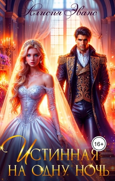 Обложка книги Алисия Эванс Истинная на одну ночь