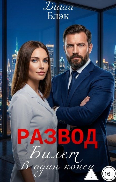 Обложка книги Диша Блэк Развод. Билет в один конец