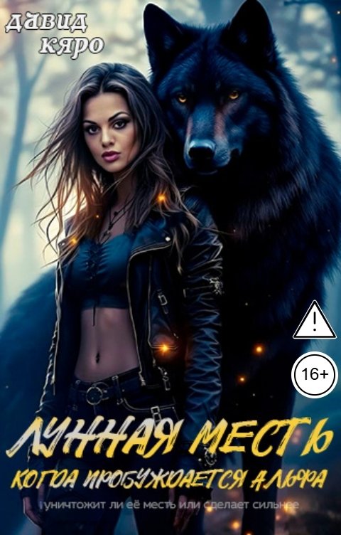 Обложка книги Давид Кяро Лунная месть. Когда пробуждается Альфа