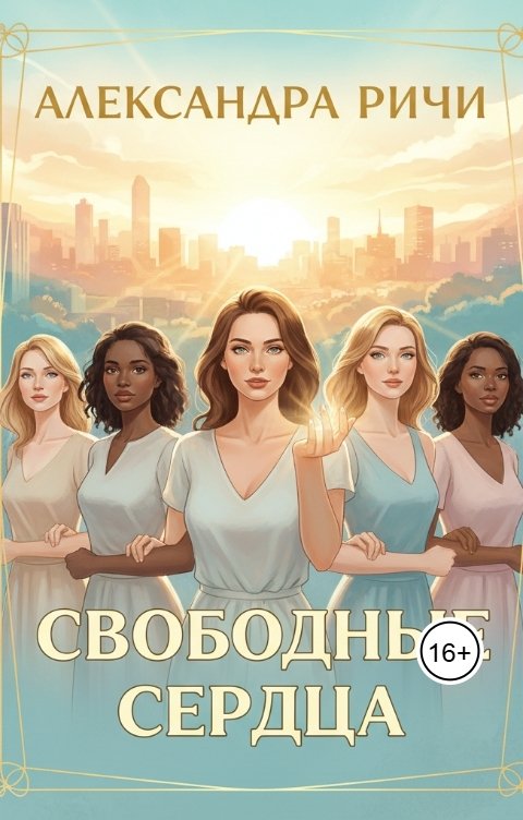 Обложка книги Александра Ричи Невидимые огни. Свободные сердца