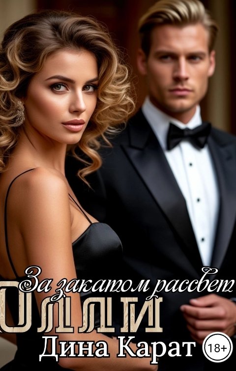 Обложка книги Дина Карат Олли. За закатом рассвет.