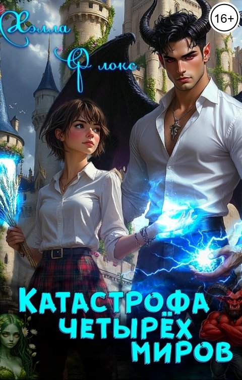 Обложка книги Хэлла Флокс Катастрофа четырёх миров