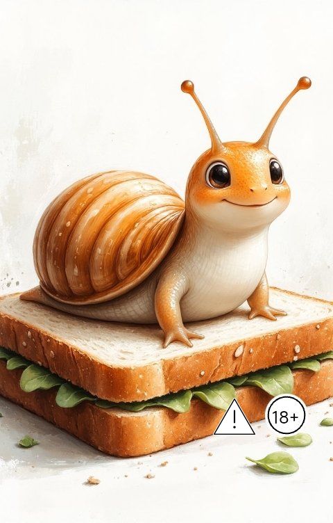 Обложка книги Ярик Гриб Слизнячок Бобби: Вкусный перекус. 1 Серия. 1 Сезон.