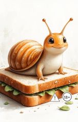 обложка книги Ярик Гриб "Слизнячок Бобби: Вкусный перекус. 1 Серия. 1 Сезон."