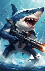 обложка книги Ярик Гриб "Слизнячок Бобби: Акуленок-Бурмалденок. 4 Серия. 1Сезон."