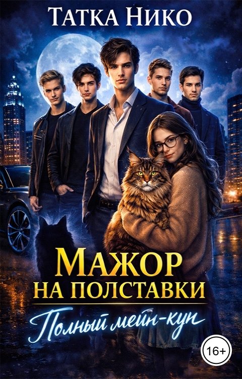 Обложка книги Татка Нико Мажор на полставки. Полный мейн-кун