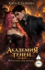 обложка книги Кира Сладкова "Академия теней. Попаданка для демона"