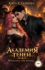 обложка книги Кира Сладкова "Академия теней. Попаданка для демона"
