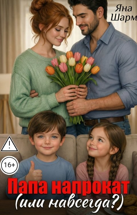 Обложка книги Яна Шарм Папа напрокат (или навсегда?)