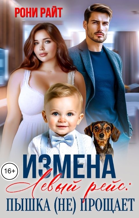 Обложка книги Рони Райт Измена. Левый рейс: Пышка (не) прощает.