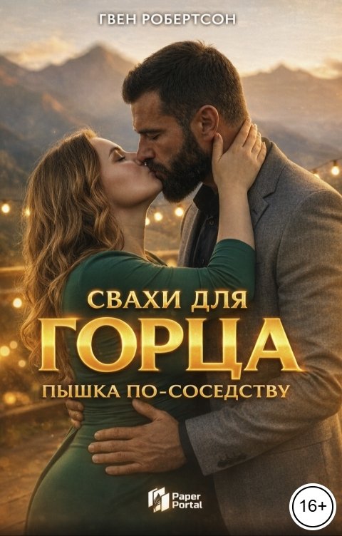 Обложка книги Гвен Робертсон Свахи для Горца. Пышка по-соседству
