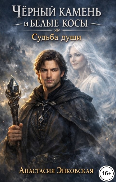 Обложка книги Анастасия Энковская Черный камень и Белые косы. Судьба Души