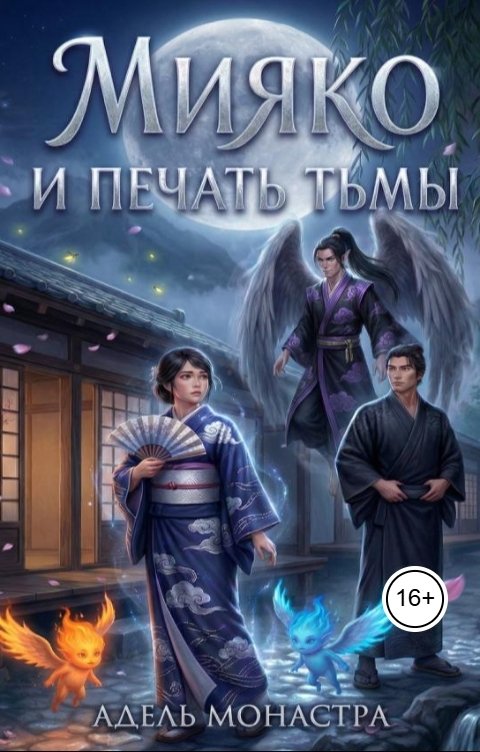 Обложка книги Адель Монастра Мияко и печать тьмы