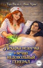 обложка книги Вик Арис, Тая Вальд "Лекарка-недоучка и вечно недовольный генерал"