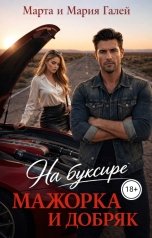 обложка книги Марта и Мария Галей "На буксире. Мажорка и добряк"