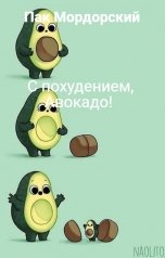 обложка книги Пак Мордорский "С похудением, Авокадо!"