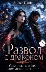 обложка книги Алекс Скай "Развод с драконом Убежище для его сломанной истинной"