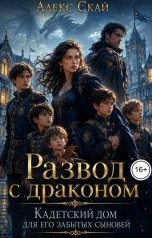 обложка книги Алекс Скай "Развод с драконом. Кадетский дом для его забытых сыновей"