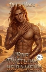 обложка книги Рина Нокс "Раб пустыни и пламени"