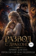 обложка книги Лилия Романова "Развод с драконом. Приют для его проклятой наследницы"