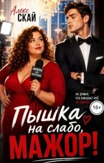 обложка книги Алекс Скай "Пышка на слабо, мажор!"