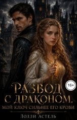 обложка книги Лолли Астель "Развод с драконом. Мой ключ сильнее его крови"