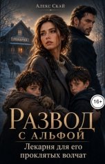 обложка книги Алекс Скай "Развод с альфой. Лекарня для его проклятых волчат"
