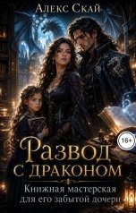 обложка книги Алекс Скай "Развод с драконом.Книжная мастерская для его забытой дочери"