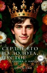 обложка книги Лорен Джу "Сердце его из золота, пустое. Сказка о Нарциссе"