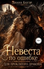 обложка книги Диана Бауэр "Невеста по ошибке для проклятого дракона"