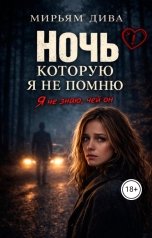 обложка книги Мирьям Дива "Ночь,которую я не помню. Я не знаю, чей он"