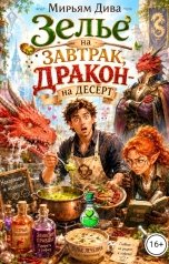 обложка книги Мирьям Дива "Зелье на завтрак,дракон - на десерт"
