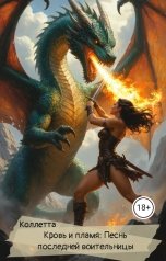 обложка книги Коллетта "Кровь и пламя: Песнь последней воительницы"