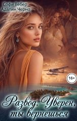 обложка книги Софи Вебер, Адалин Черно "Развод. Уверен, ты вернешься"