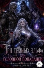 обложка книги Нири Эмбер "Три тёмных эльфа для голодной попаданки"