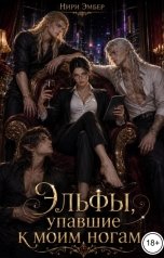 обложка книги Нири Эмбер "Эльфы, упавшие к моим ногам"