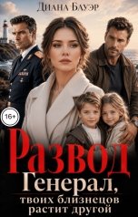 обложка книги Диана Бауэр "Развод. Генерал, твоих близнецов растит другой"