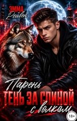 обложка книги Эмма Рейвен "Тень за спиной. Парень с волком."