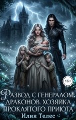 обложка книги Илия Телес "Развод с генералом драконов. Хозяйка проклятого приюта"