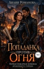 обложка книги Лилия Романова "Попаданка против огня. Первая пожарная команда драконьего города"